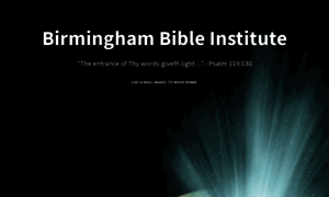 Birminghambibleinstitute.org thumbnail