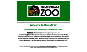 Birminghamzoo.campbrainregistration.com thumbnail