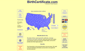 Birthcertificate.com thumbnail