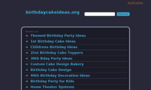 Birthdaycakeideas.org thumbnail