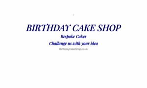 Birthdaycakeshop.co.uk thumbnail