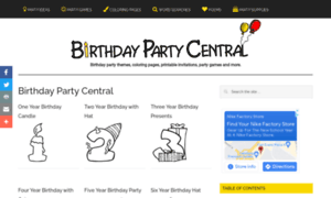 Birthdaypartycentral.com thumbnail