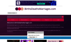 Birthsdeathsmarriages.com thumbnail