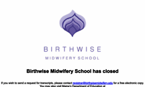 Birthwisemidwifery.edu thumbnail