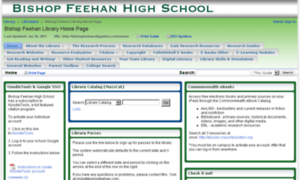 Bishopfeehan.libguides.com thumbnail