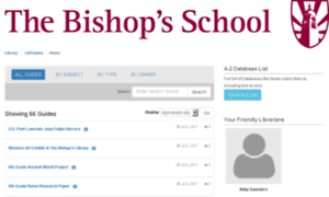 Bishops.libguides.com thumbnail