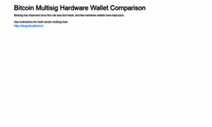 Bitcoin-hardware-wallet.github.io thumbnail