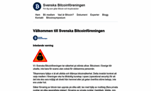 Bitcoinforeningen.se thumbnail
