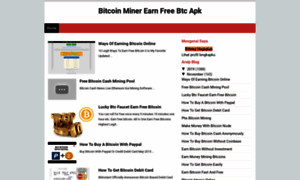 Bitcoinminerearnfreebtcapk.blogspot.com thumbnail