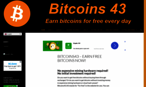Bitcoins43.com thumbnail