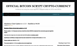 Bitcoinscrypt.org thumbnail