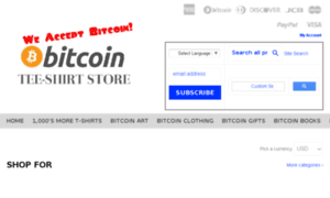 Bitcointeeshirtstore.com thumbnail