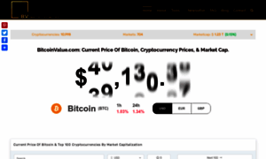 Bitcoinvalue.com thumbnail