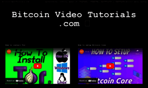 Bitcoinvideotutorials.com thumbnail