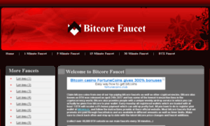 Bitcorefaucet.com thumbnail