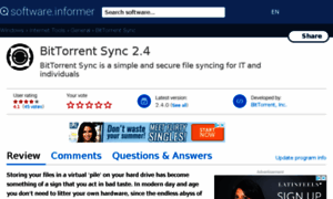 Bittorrent-sync.software.informer.com thumbnail