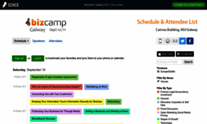 Bizcampgalway2011.sched.org thumbnail