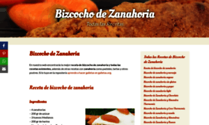 Bizcochodezanahoria.es thumbnail