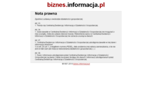 Biznes.informacja.pl thumbnail