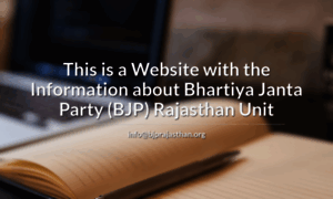 Bjprajasthan.org thumbnail