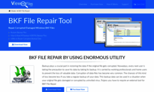 Bkf-file-repair.viewostfiles.com thumbnail