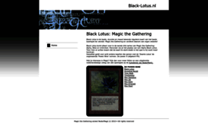 Black-lotus.nl thumbnail