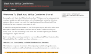 Blackandwhitecomforters.org thumbnail