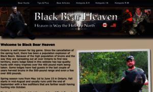 Blackbearheaven.com thumbnail