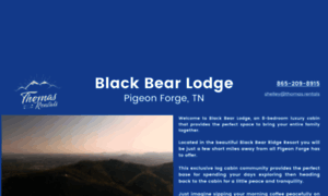 Blackbearlodgepigeonforge.com thumbnail