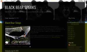 Blackbearspeaks.blogspot.com thumbnail