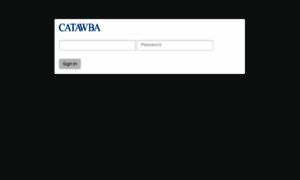 Blackboard.catawba.edu thumbnail