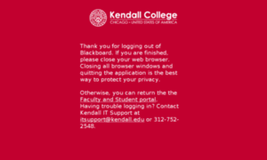 Blackboard.kendall.edu thumbnail