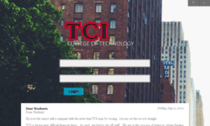 Blackboard.tcicollege.edu thumbnail