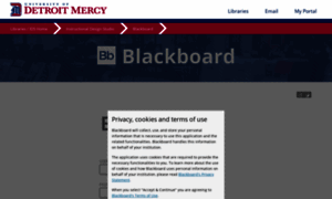 Blackboard.udmercy.edu thumbnail