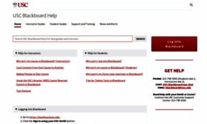 Blackboardhelp.usc.edu thumbnail