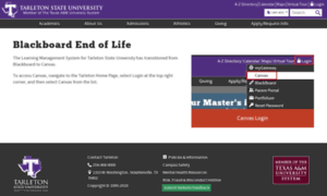 Blackboardlearn.tarleton.edu thumbnail