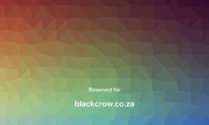 Blackcrow.co.za thumbnail