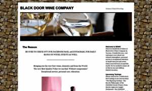 Blackdoorwinecompany.com thumbnail