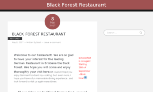 Blackforestrestaurant.com.au thumbnail