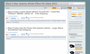 Blackfridaysplashywhalepillowpet.pillowpetdinosaur.com thumbnail