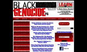 Blackgenocide.org thumbnail