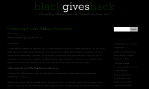 Blackgivesback.com thumbnail