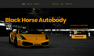 Blackhorseautobody.com thumbnail