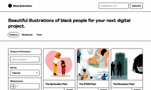 Blackillustrations.gumroad.com thumbnail