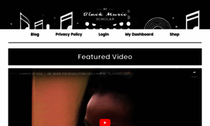 Blackmusicscholar.com thumbnail