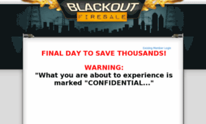 Blackoutfiresale.com thumbnail