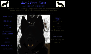 Blackpawsgermanshepherds.com thumbnail