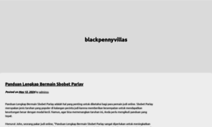 Blackpennyvillas.com thumbnail