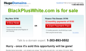 Blackpluswhite.com thumbnail