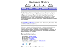Blacksburgstriders.com thumbnail